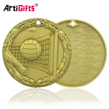 Medallion Company medalla y medalla bronceados de la medalla del voleibol